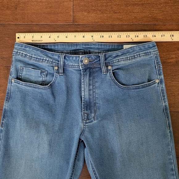 Buffalo David Bitton Jeans Men's 32x30 Blue Adam Slim Straight Stretch Denim - Picture 6 of 8